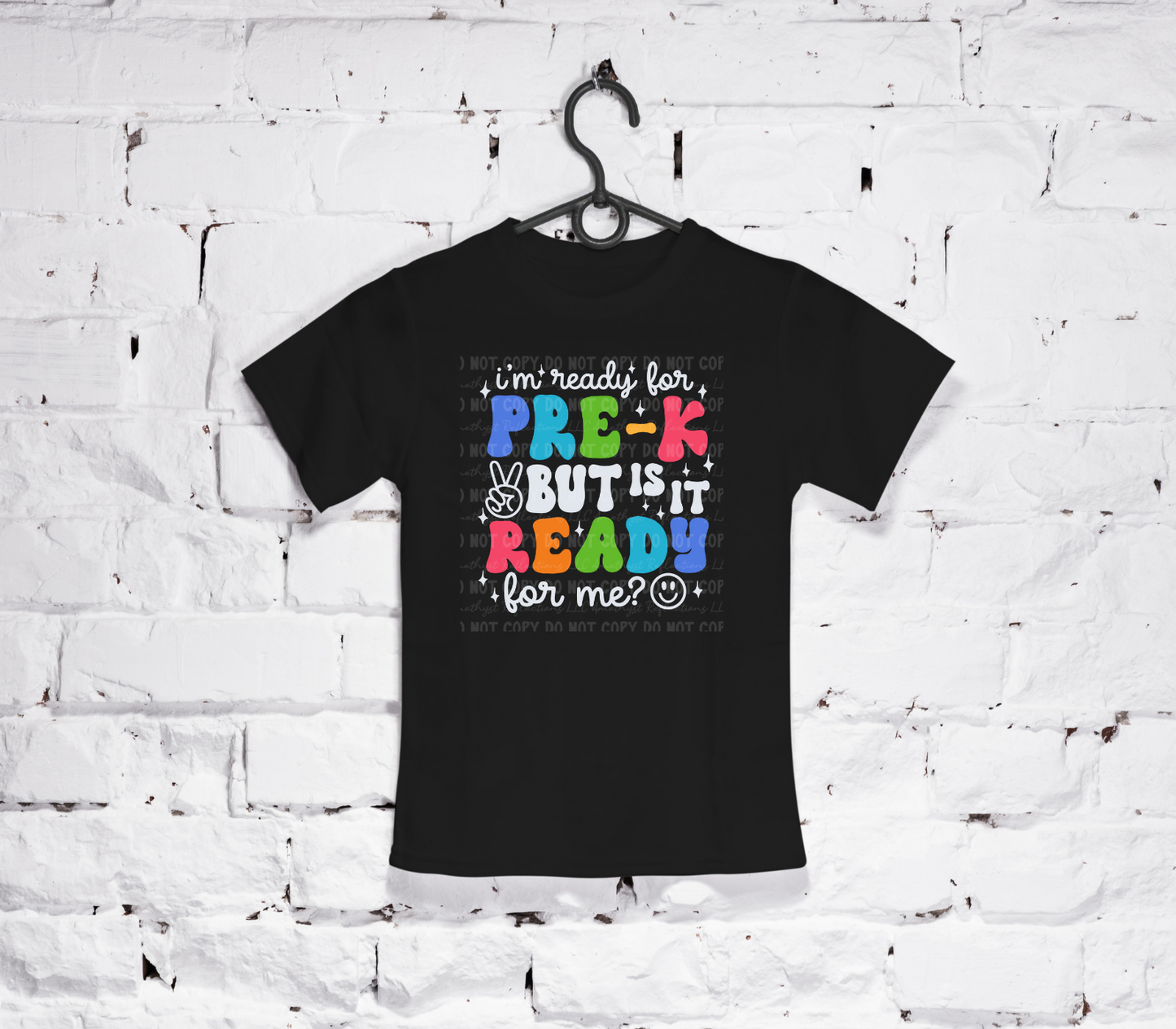 I'm Ready for School, but is it ready for me? Retro Back to School (Black)