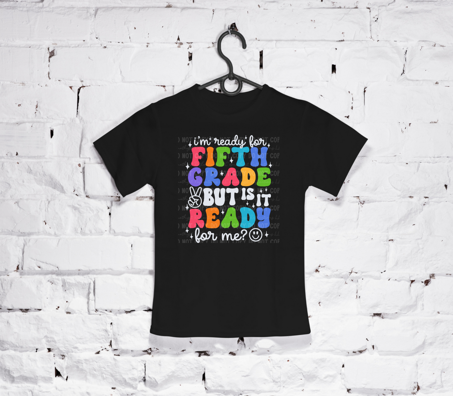 I'm Ready for School, but is it ready for me? Retro Back to School (Black)
