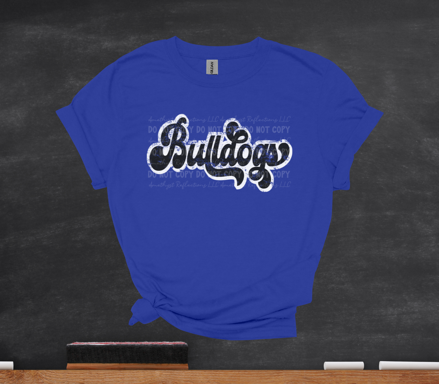 Bulldogs Black & White Retro - Youth Sizes