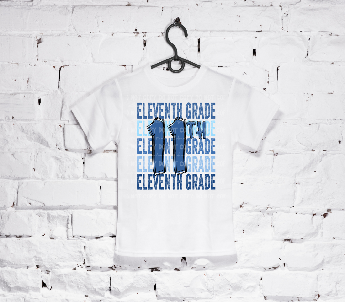 Back To School Stacked Blues (6th-12th) White
