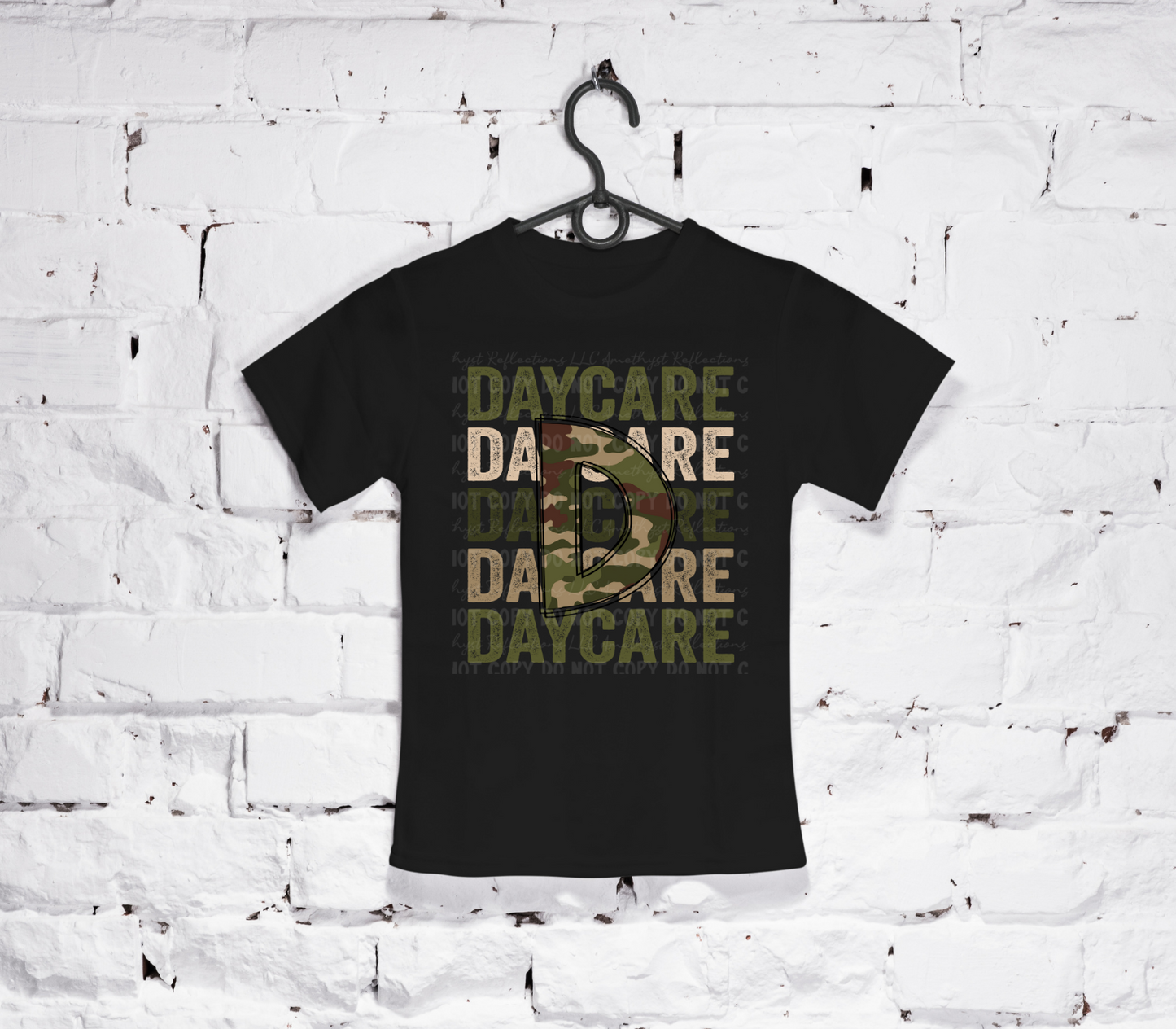 Back To School Stacked Camo (Daycare - 5th)