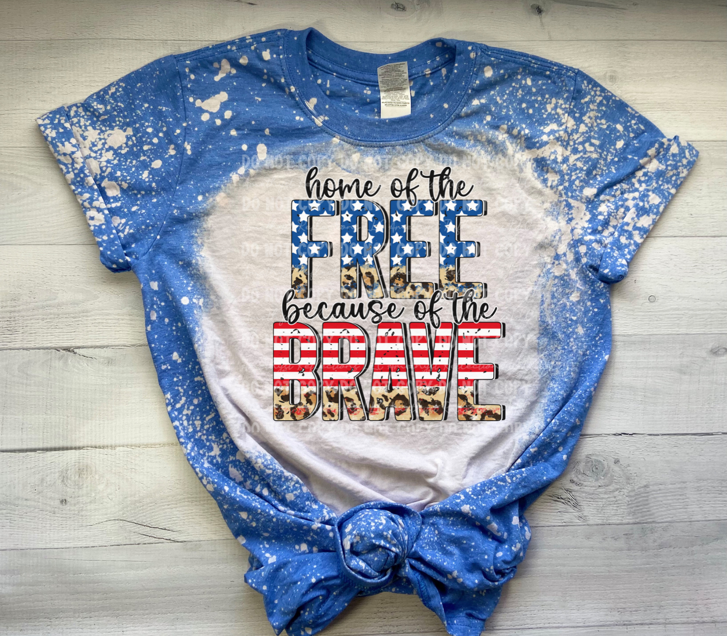 Home of the Free Because of the Brave : Camo and Flag Font