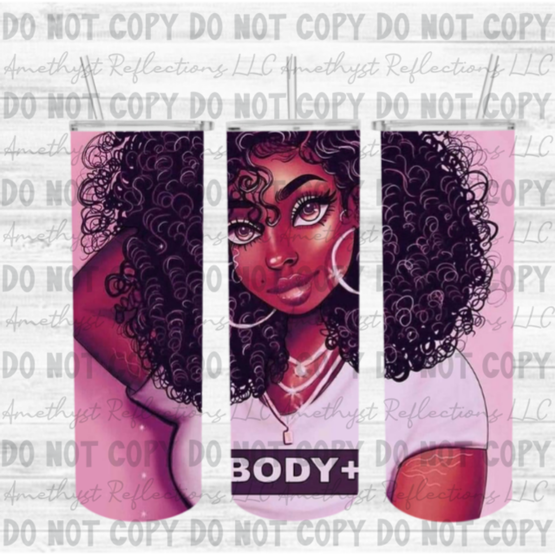 Body Positivity - Skinny Tumbler