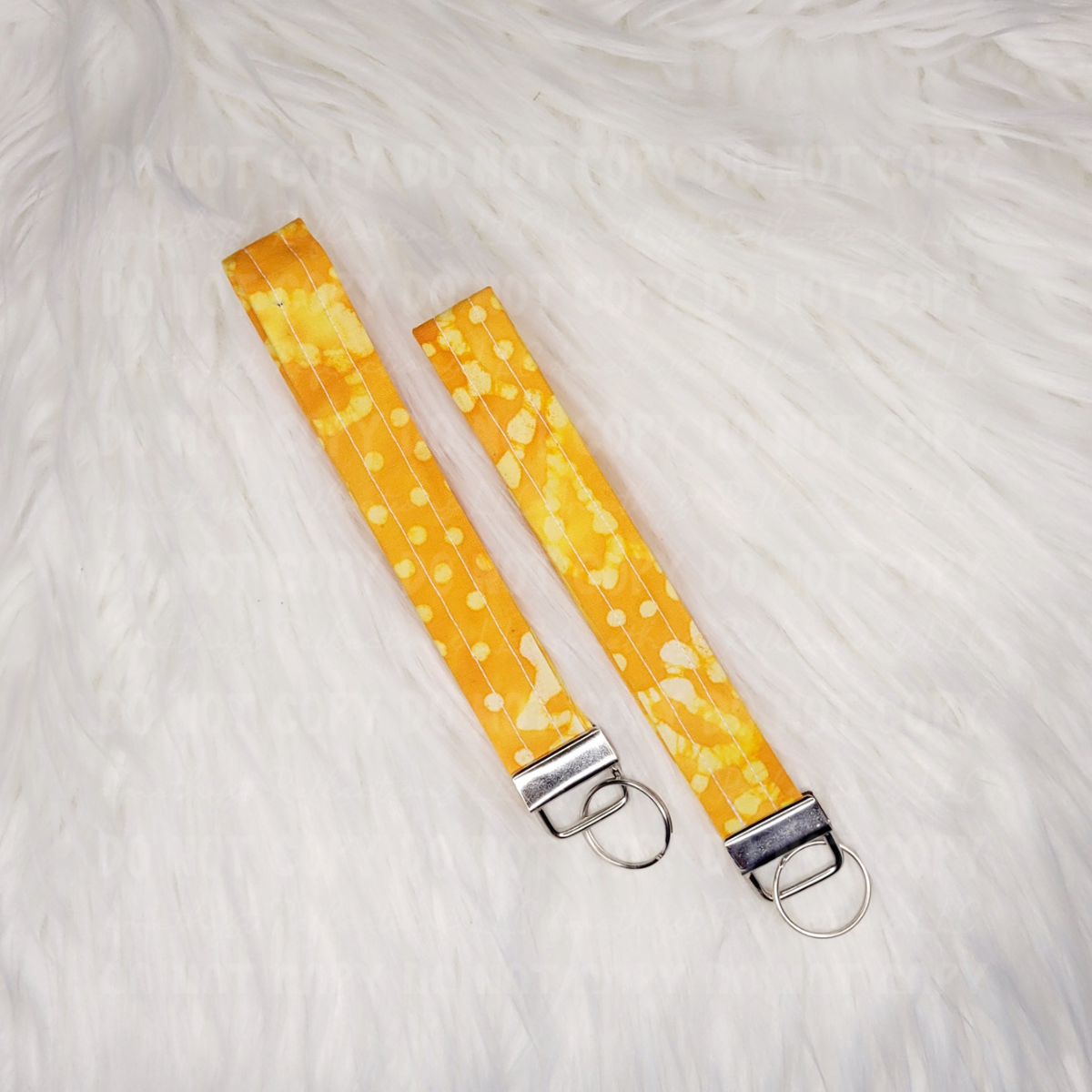 Yellow Watercolor Wristlet