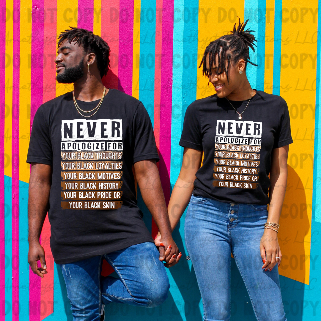 Never Apologize