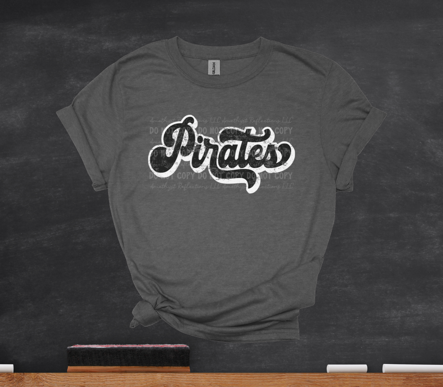 Pirates Black & White Retro - Youth Sizes