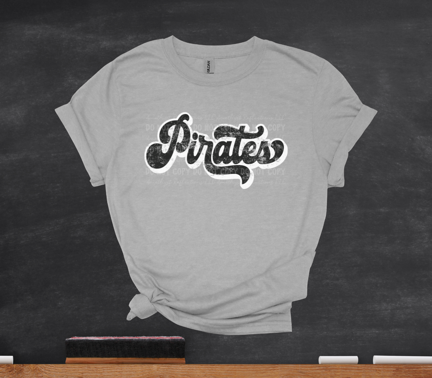 Pirates Black & White Retro - Youth Sizes