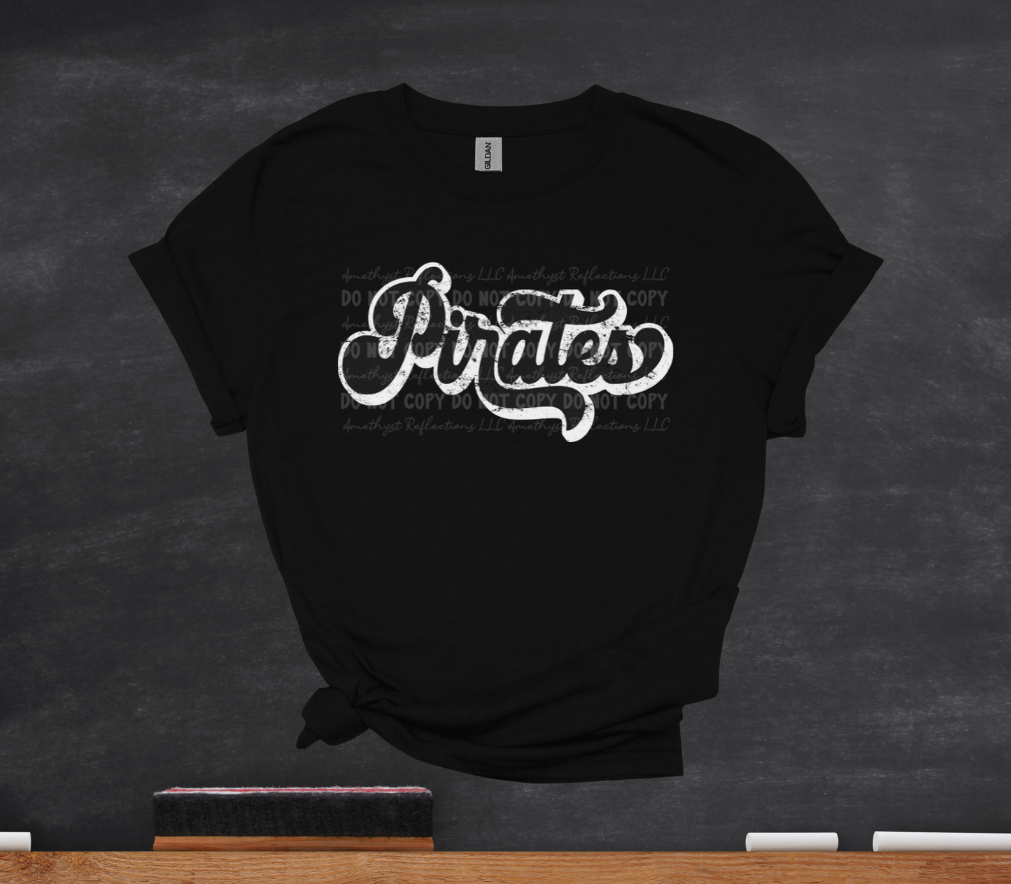 Pirates Black & White Retro - Youth Sizes