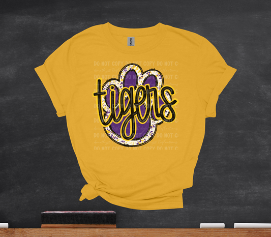 Purple & Gold Tigers