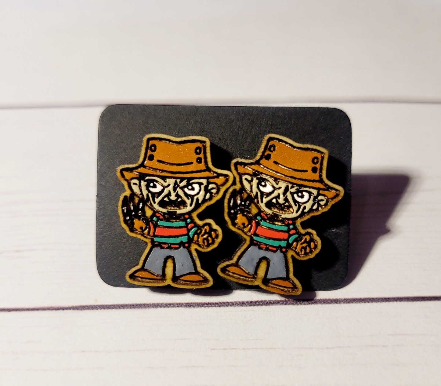 Horror Earrings - Freddy - 0.8in