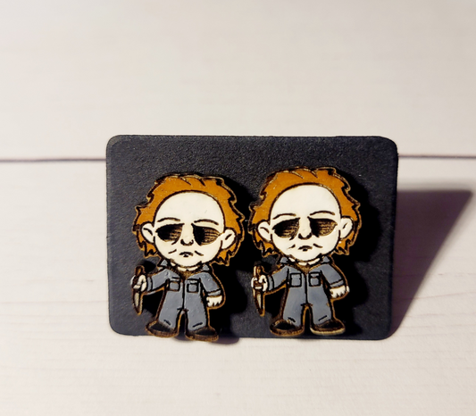 Horror Earrings - Michael - 0.8in