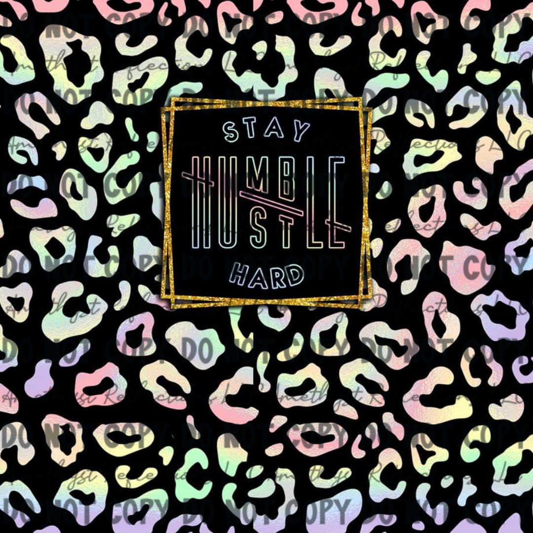 Stay Humble Hustle Hard - Skinny Tumbler