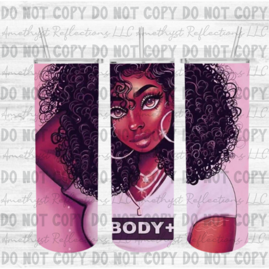 Body Positivity - Skinny Tumbler