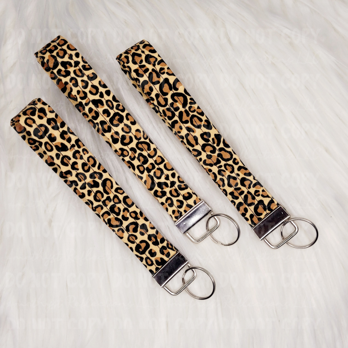 Leopard Print Wristlet