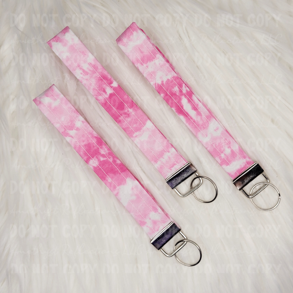 Pink Tie Dye Wristlet