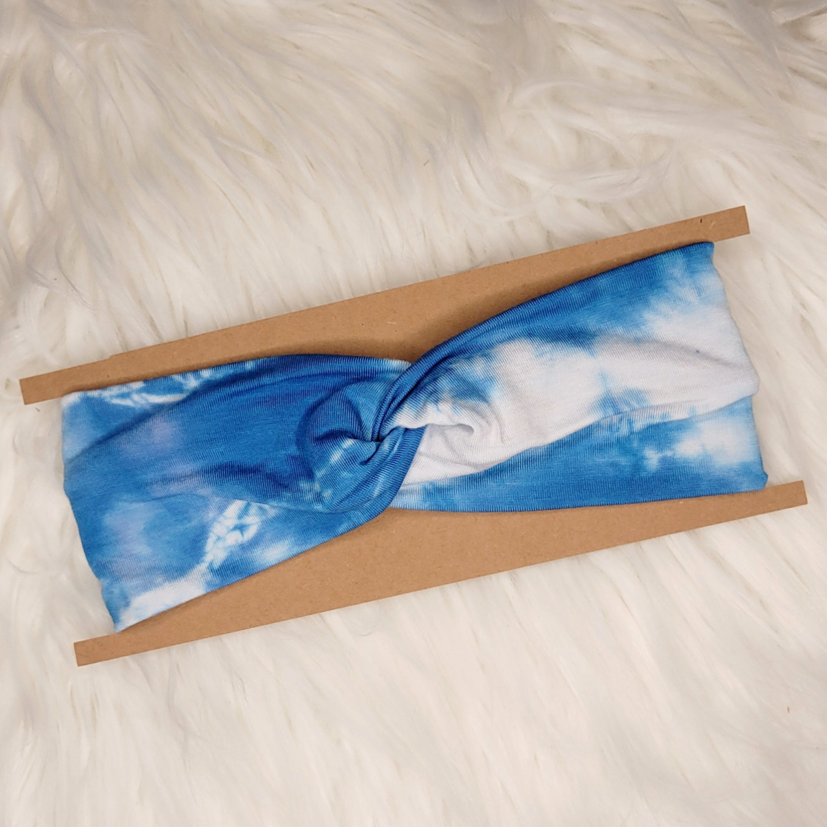 Blue Tie Dye Headband