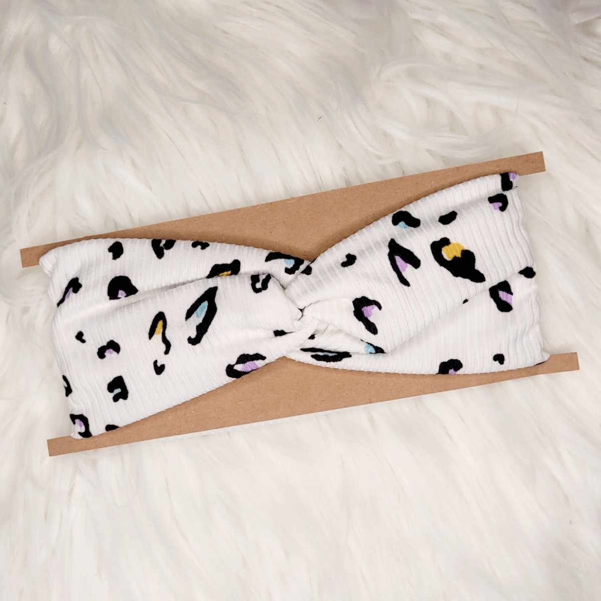 Pastel Leopard Print Headband